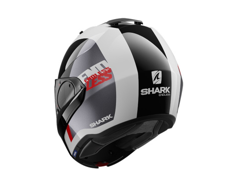 SHARK EVO ES ENDLESS WHITE BLACK RED