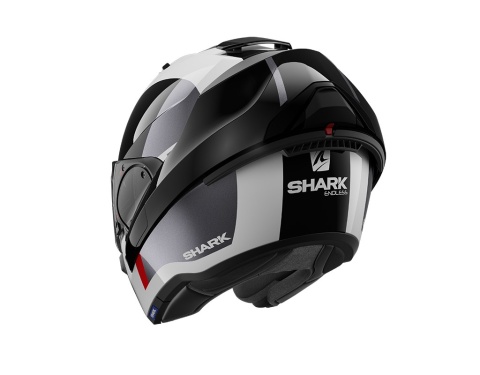 SHARK EVO ES ENDLESS WHITE BLACK RED