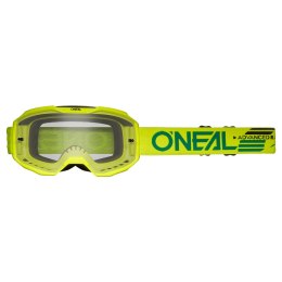 B-10 Gogle SOLID neon yel - clear