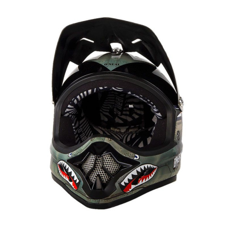 O'NEAL BACKFLIP Kask WINGMAN metal/white