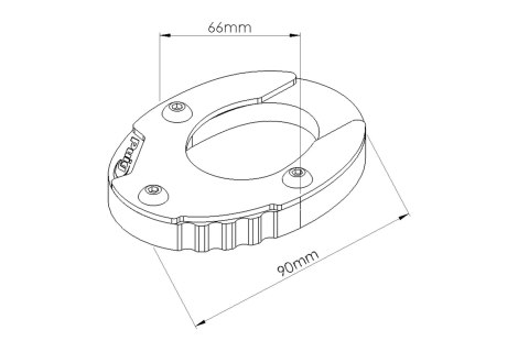 Poszerzenie stopki bocznej PUIG do BMW F800GS / Adv.
