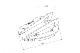 Poszerzenie stopki bocznej PUIG do Honda CRF1000L Africa Twin 16-19
