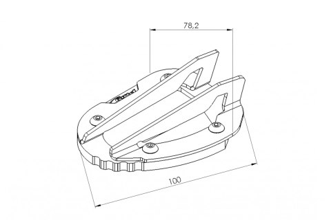 Poszerzenie stopki bocznej PUIG do Honda CRF1000L Africa Twin 16-19
