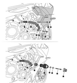 Crash pady PUIG do Honda CBR650R 19-23