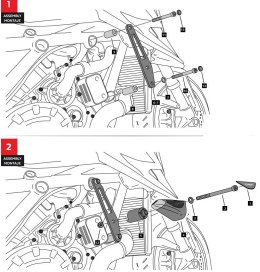 Crash pady PUIG do KTM 1290 Superduke R 20-23 (wersja PRO)