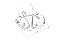 Poszerzenie stopki bocznej PUIG do Yamaha XTZ1200 Super Tenere 14-22