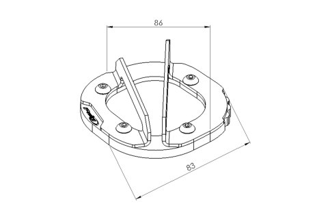 Poszerzenie stopki bocznej PUIG do Yamaha XTZ1200 Super Tenere 14-22