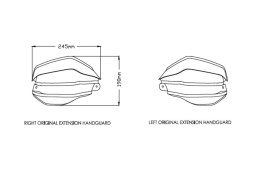 Poszerzenie handbarów PUIG do Honda CRF1100L / XL750V