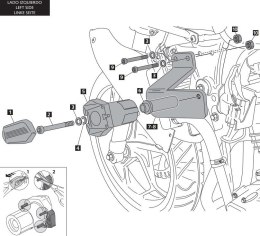 Crash pady PUIG do Kawasaki Ninja 300R 13-17