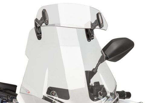 Regulowany deflektor PUIG do szyb i owiewek 25x10 cm (clip-on)