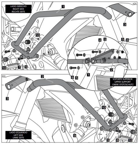 Gmole PUIG do Kawasaki Versys 650 15-23