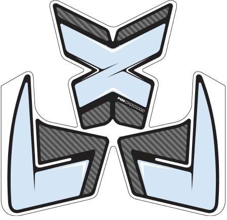 Tankpad PUIG Extreme do Kawasaki ER-6N 12-16 (trzyczęściowy)