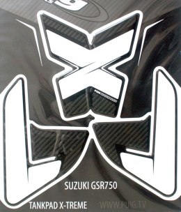 Tankpad PUIG Extreme do Suzuki GSR750 11-16 (trzyczęściowy)