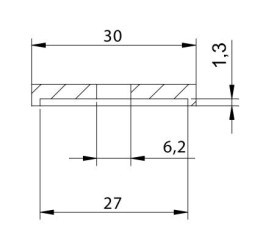 Adapter lusterek PUIG Hi-Tech IV / Tracker (9582N, lewy lub prawy)
