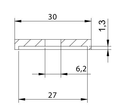 Adapter lusterek PUIG Hi-Tech IV / Tracker (9582N, lewy lub prawy)