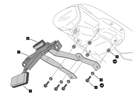 Fender eliminator PUIG do Honda CB125R / CB300R