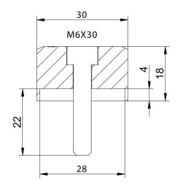 Adapter lusterek PUIG Hi-Tech IV / Tracker (9871N, lewy lub prawy)