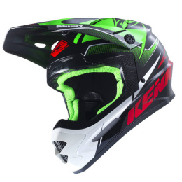 KENNY KASK TRACK GREEN BLACK RED