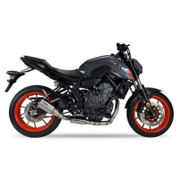 Tłumik IXIL YAMAHA MT-07 17-20 (RM17, RM18), typ RC (waga 800 Gr., długość 230 mm., materiał Inox AISI304, kolor Matt polished)