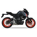 Tłumik IXIL YAMAHA MT 125 2021, typ RB (waga 900 Gr., długość 230 mm., materiał Inox AISI304, kolor Black painted) FULL SYSTEM