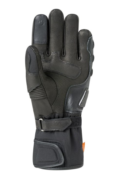 RĘKAWICE SKÓRZANO-TEKSTYLNE RACER PREDATOR 2 BLACK