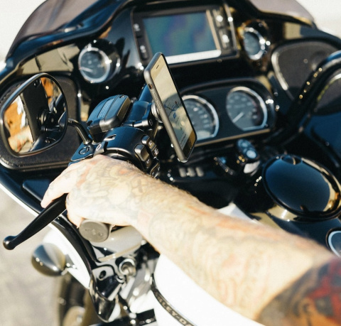 UCHWYT NA ŚRUBĘ W KIEROWNICY SP CONNECT CLUTCH MOTO MOUNT BLACK