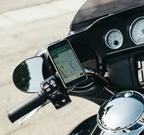 UCHWYT NA ŚRUBĘ W KIEROWNICY SP CONNECT CLUTCH MOTO MOUNT BLACK