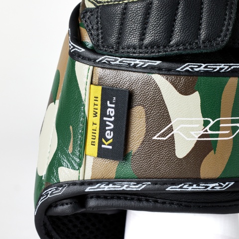 RĘKAWICE SKÓRZANE RST TRACTECH EVO 4 CE KHAKI CAMO