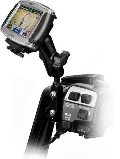 RAM-B-178U Uchwyt montowany do ramy kierownicy lub do podstawy hamulca / sprzęgła w motocyklu do Garmin zumo, TomTom Rider & Urb