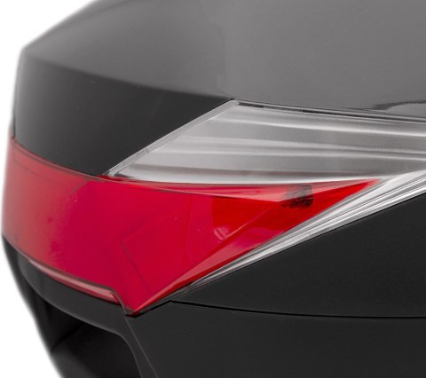 Kufer Moretti, MR-713, 30l, Czarny, czerwony odblask