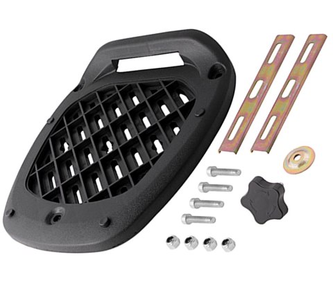 Kufer Moretti MR-807, 28 l, czarny, czerwony odblask