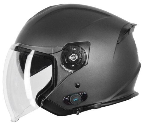 Kask ORIGINE PALIO 2.0 + BT SOLID titanium matt XXL