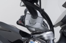ZESTAW PODWYŻSZAJĄCY KIEROWNICĘ SW-MOTECH BMW R 1300 GS (23-) PODWYŻSZENIE 30MM SILVER