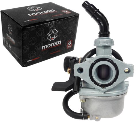 Gaźnik Moretti PZ19, 110cc 4T, p.15mm, ssanie na dźwignię