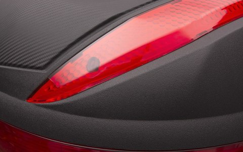 Kufer Moretti, MR-707, 30l, czarny, czerwony odblask