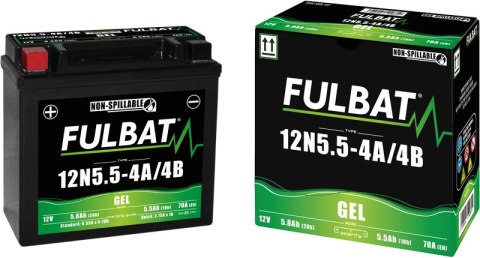 Akumulator FULBAT 12N5.5-4A 12N5.5-4B (Żelowy, bezobsługowy)