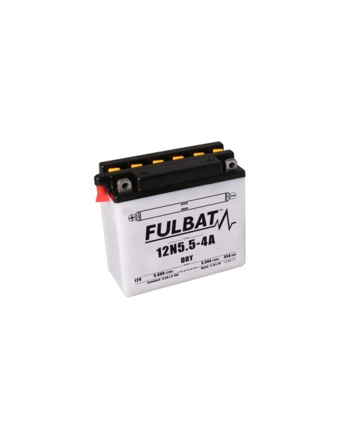 Akumulator FULBAT 12N5.5-4A (suchy, obsługowy, kwas w zestawie)