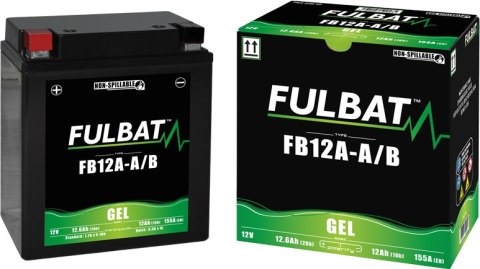 Akumulator FULBAT YB12A-A YB12A-B (12N12A-4A-1) (Żelowy, bezobsługowy)