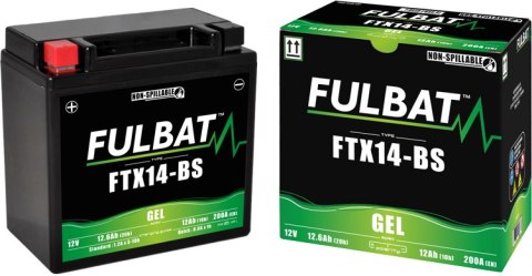 Akumulator FULBAT YTX14-BS (Żelowy, bezobsługowy)