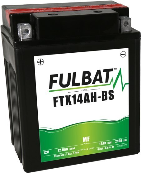 Akumulator FULBAT YTX14AH-BS (AGM, obsługowy, kwas w zestawie)