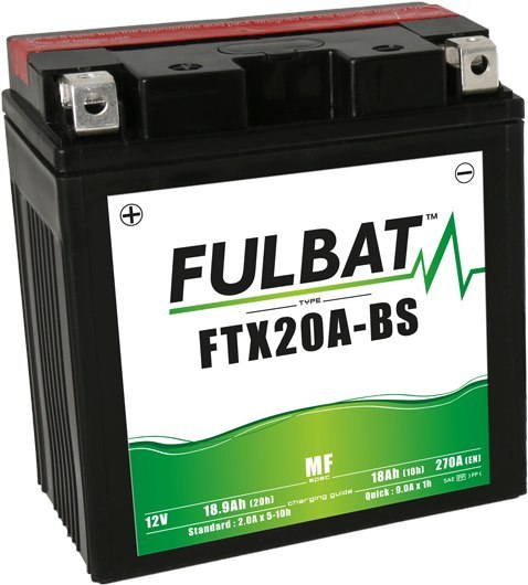 Akumulator FULBAT YTX20A-BS (AGM, obsługowy, kwas w zestawie)