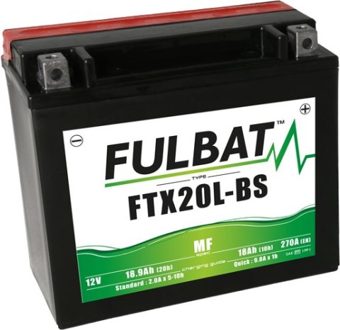 Akumulator FULBAT YTX20L-BS (AGM, obsługowy, kwas w zestawie)