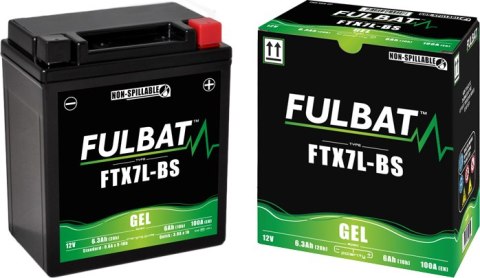Akumulator FULBAT YTX7L-BS, FTX7L-BS (Żelowy, bezobsługowy)