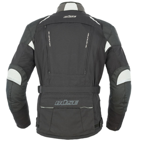 Kurtka motocyklowa BUSE Highland czarno-biała