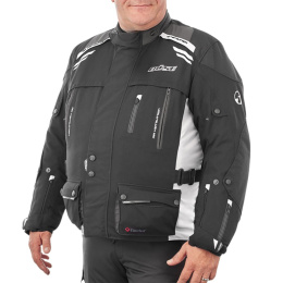 Kurtka motocyklowa damska BUSE Highland czarno-biała