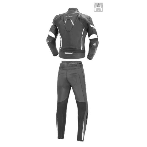 Kombinezon motocyklowy damski BUSE Imola czarno-biały 102500