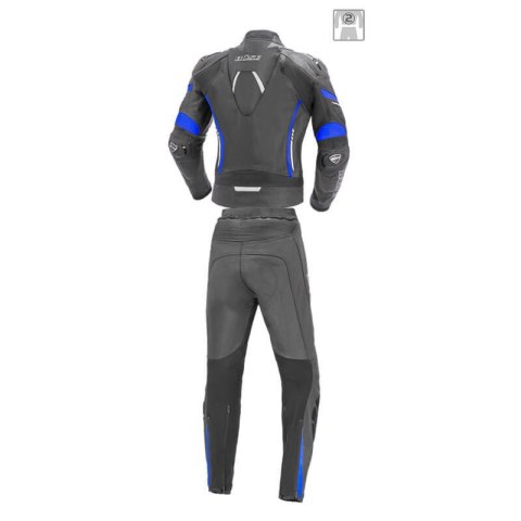 Kombinezon motocyklowy damski BUSE Imola czarno-niebieski 102501