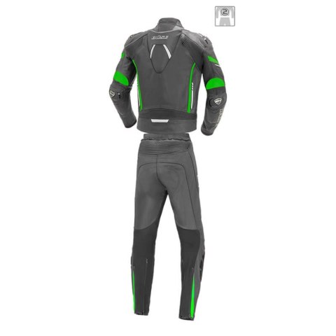 Kombinezon motocyklowy męski BUSE Imola czarno-zielony 102504