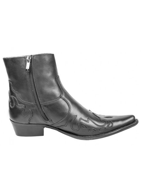 Kowbojki Raceboots motocyklowe WEST (czarny)