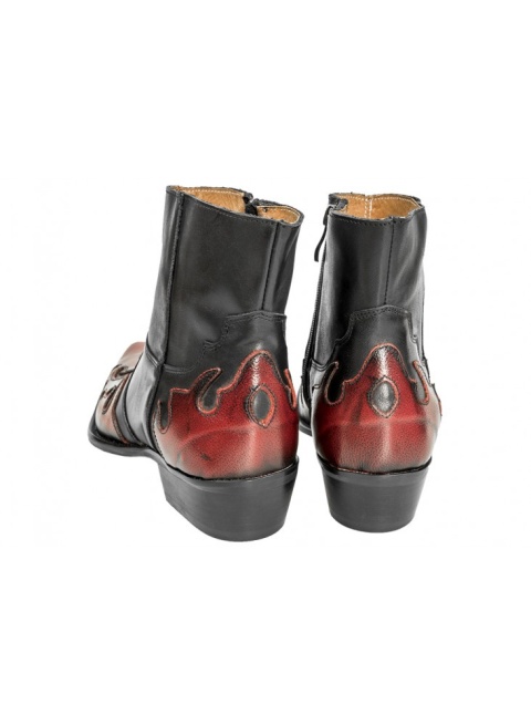 Kowbojki Raceboots motocyklowe WEST (czerwony)